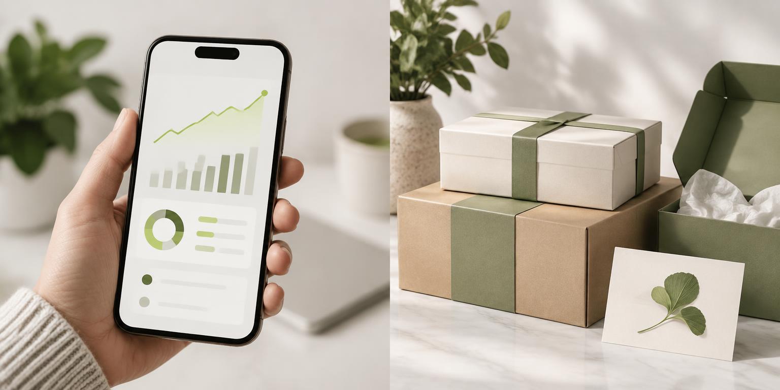 Mobile analytics and ecommerce packaging